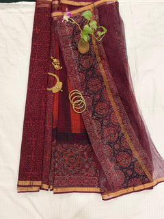 Black Purple Legacy Saree