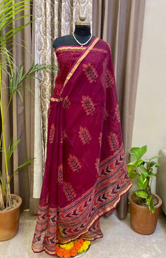 Black Purple Legacy Saree