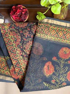 Rajasthani Royal Flame Saree