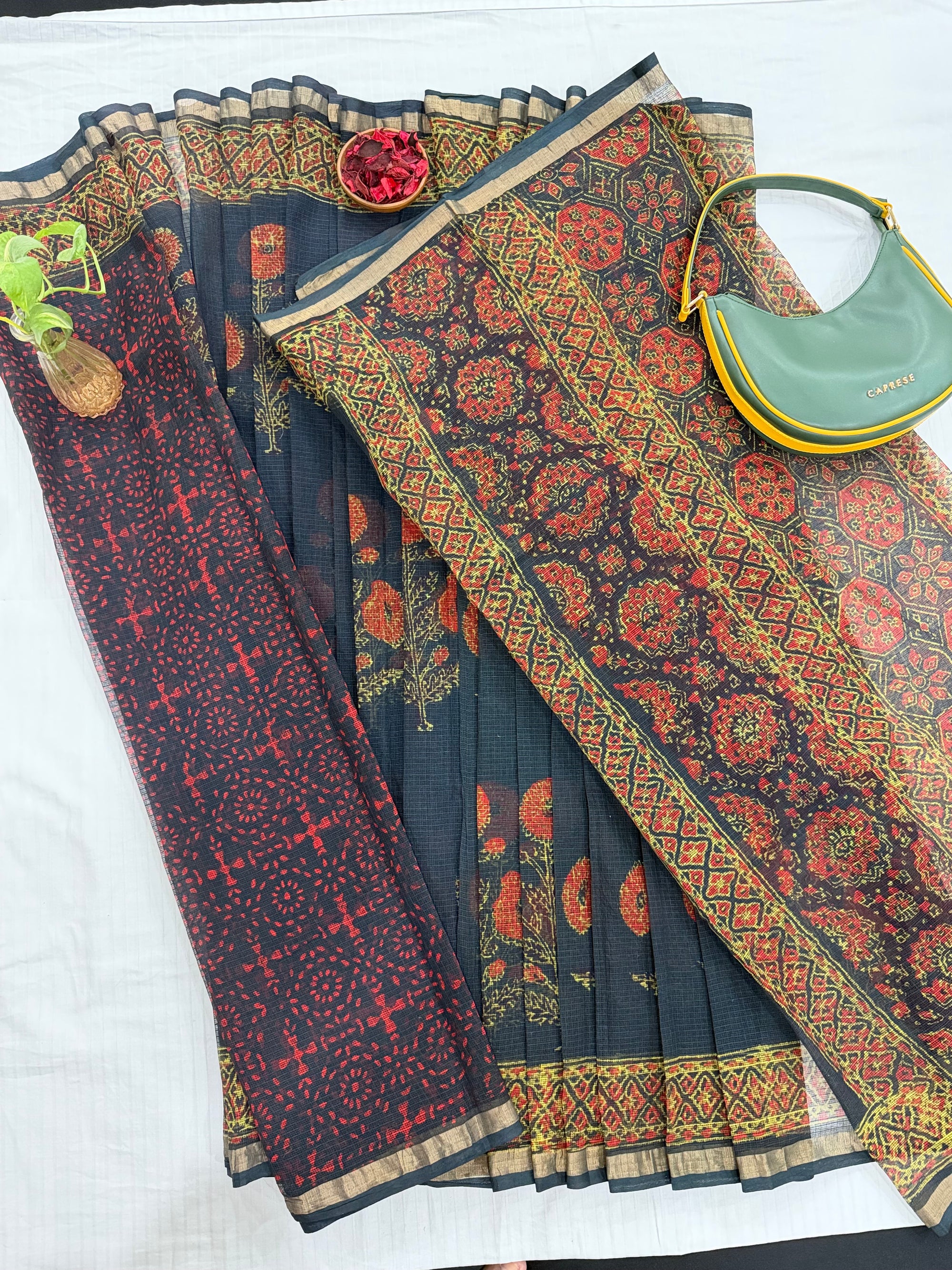 Rajasthani Royal Flame Saree