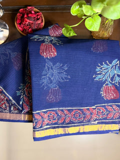 Royal Indigo Heritage Saree