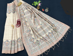 Bengali Folk Kantha Saree