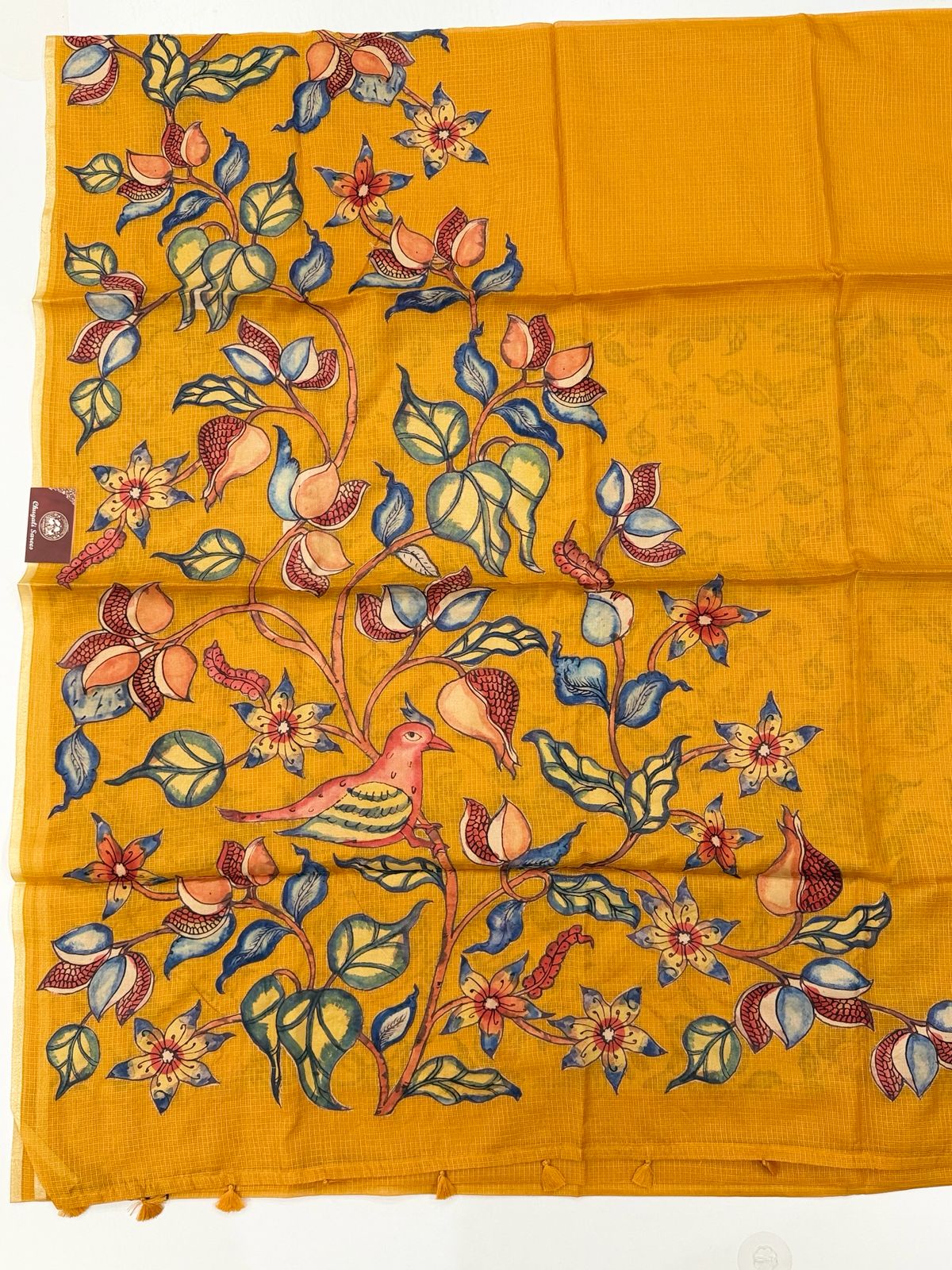 Mustard Patch Work Kota Doria